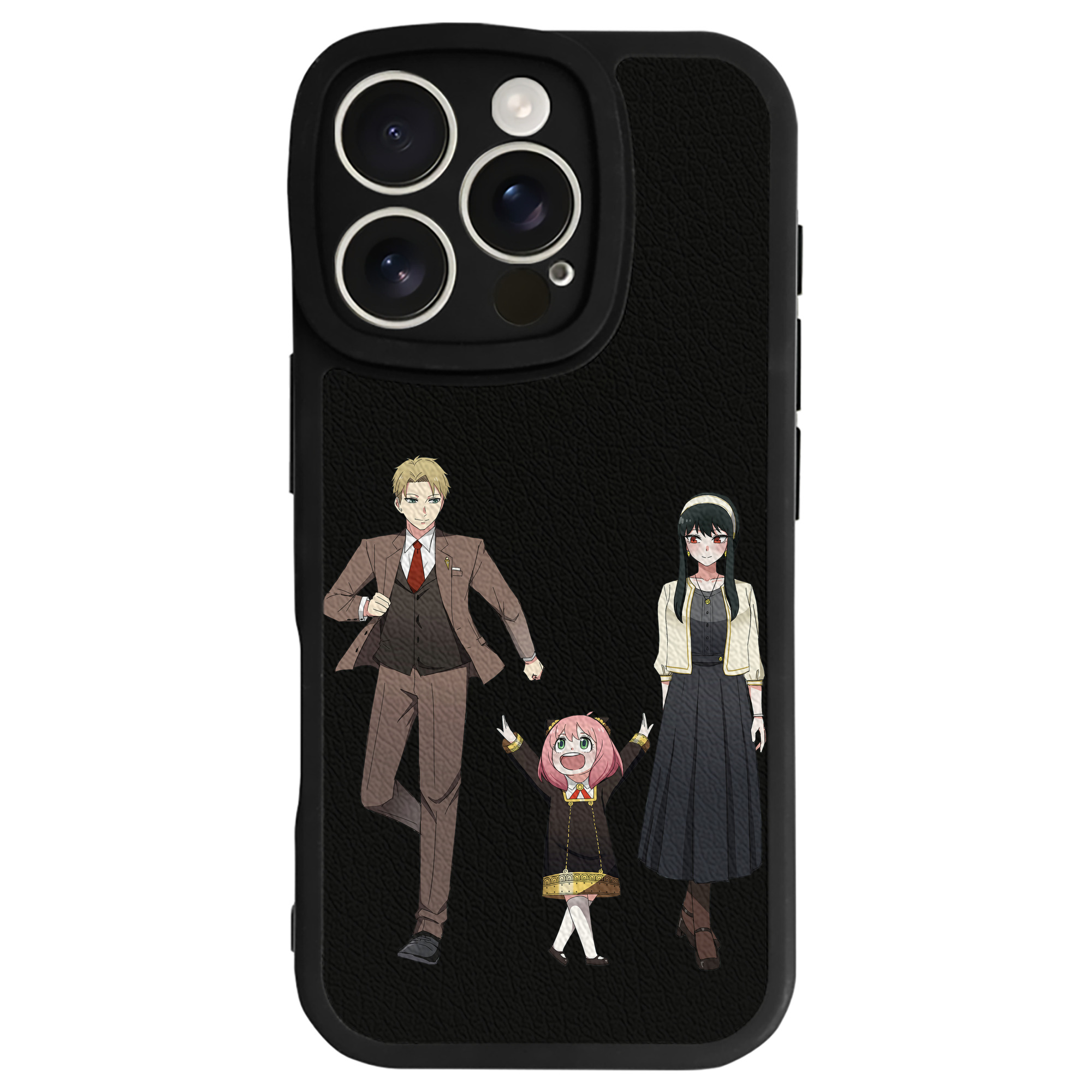 （画像用） SPY×FAMILY间谍家家酒 【iPhone 16シリーズ対応】シリコンスマホケース（レザー調） 材質：シリコン